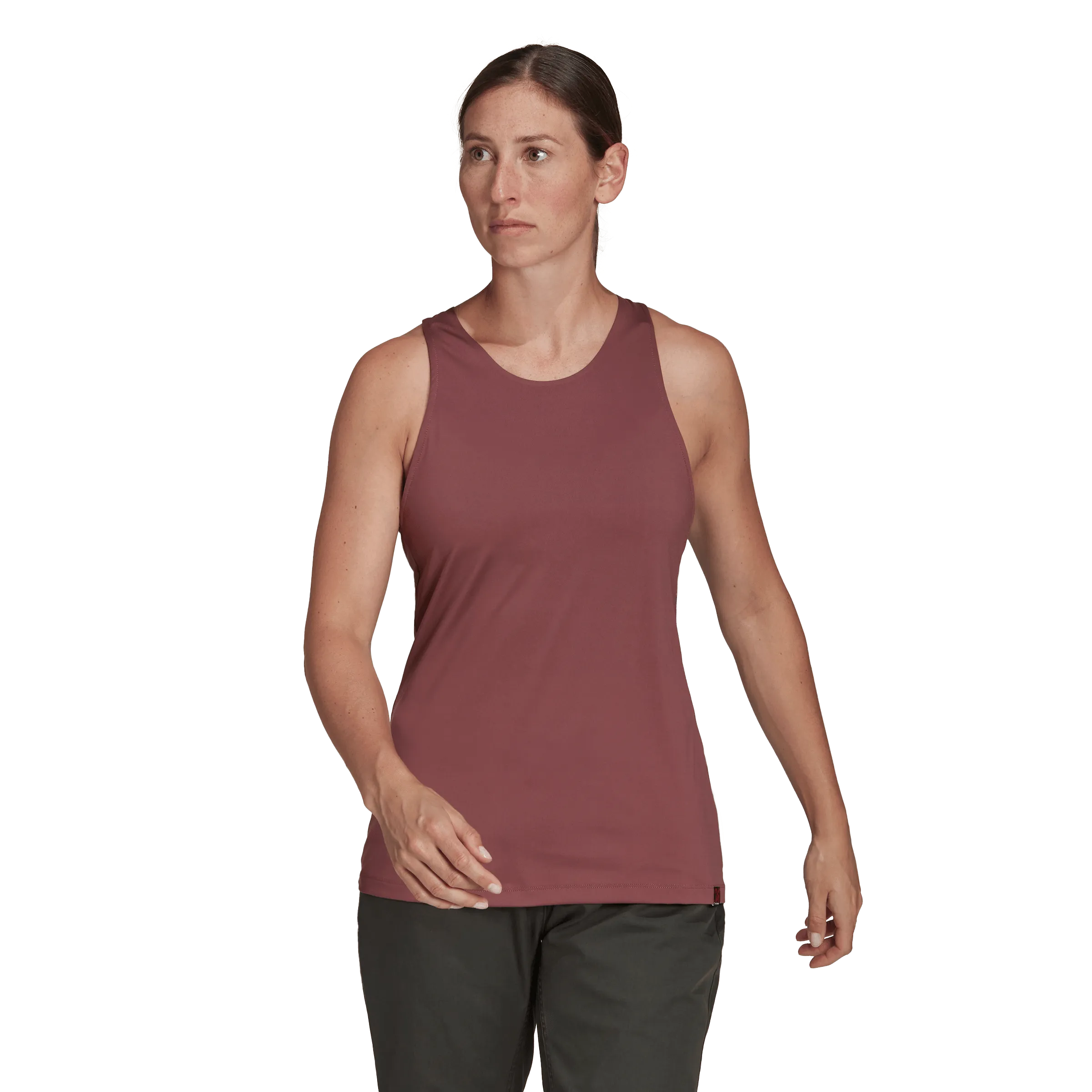 FiveTen Women&#x27;s Primegreen Felsblock Tank Top Quiet Crimson | Buy FiveTen Women&#x27;s Primegreen Felsblock Tank Top Quiet Crimson here | Outnorth