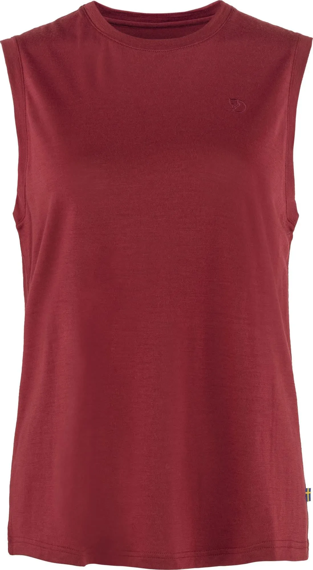 Fjällräven Women&#x27;s Abisko Wool Tank Top Pomegranate Red | Buy Fjällräven Women&#x27;s Abisko Wool Tank Top Pomegranate Red here | Outnorth