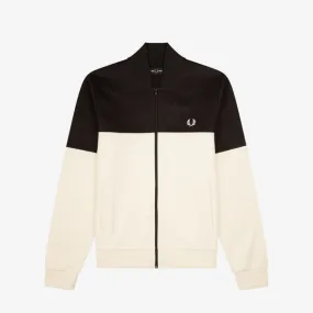 Fred Perry Colour Block Track Jacket - Black