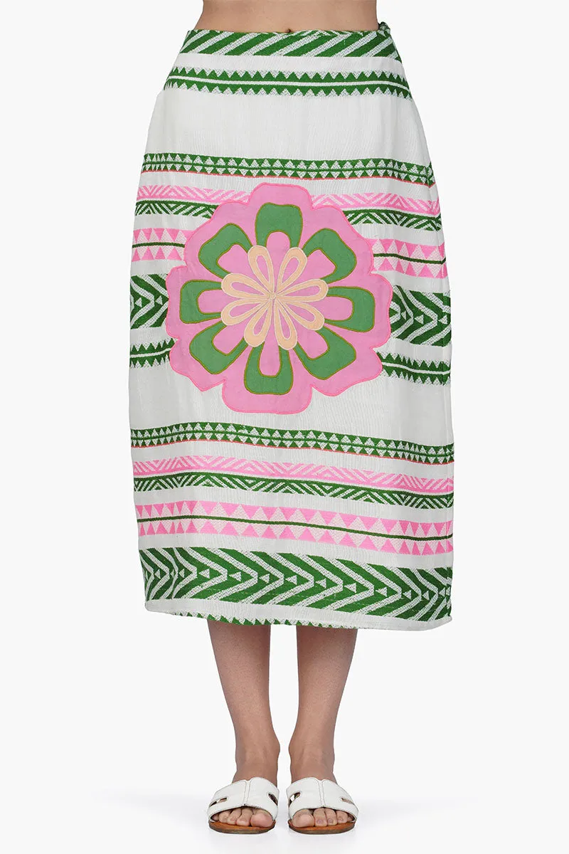 Freesia Y/D Stripe Skirt