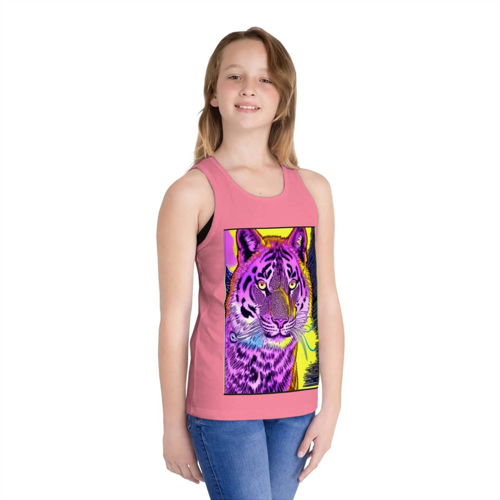 Girls Kid's Jersey Tank Top