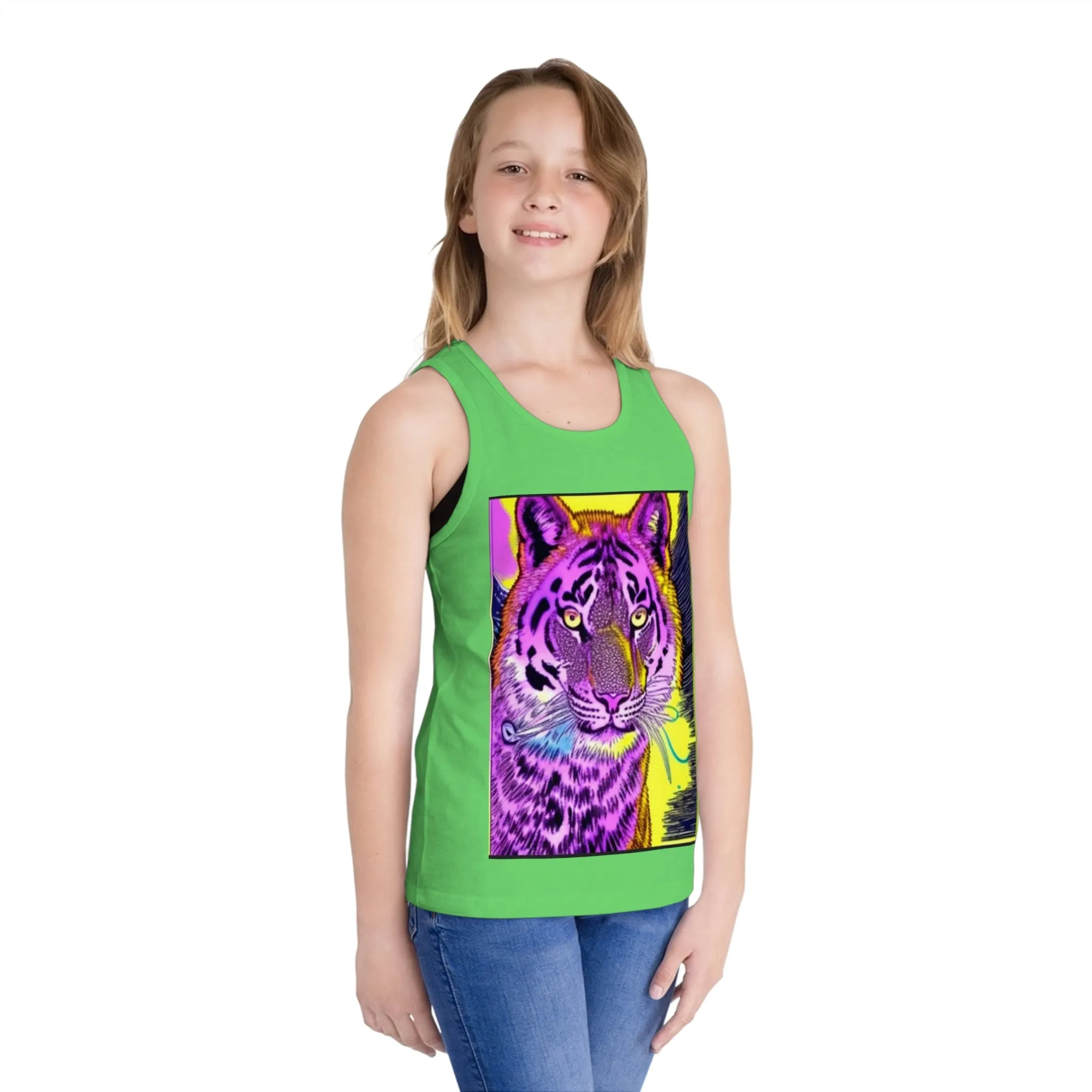 Girls Kid's Jersey Tank Top