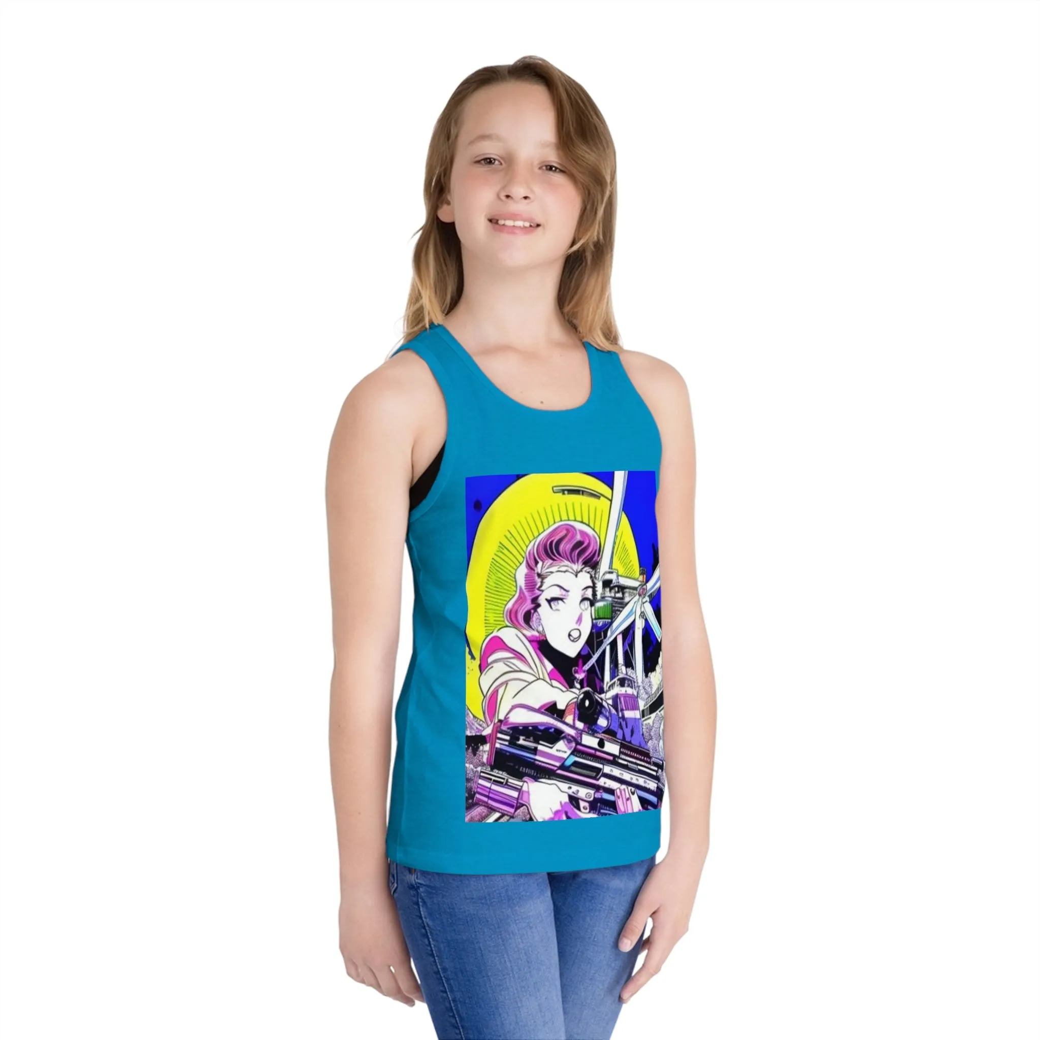 Girls Kid's Jersey Tank Top