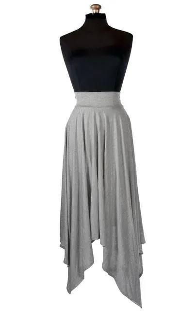 Handkerchief Skirt - Jersey Knit (One Small Silvery Moon Left!)