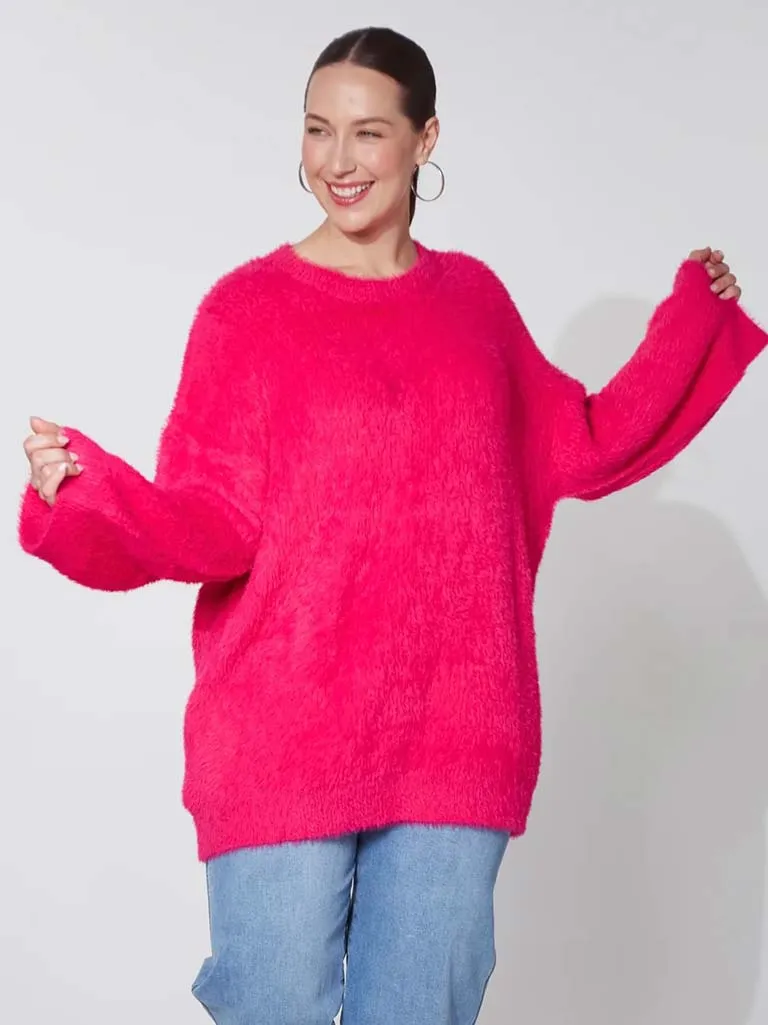 Haven Nord Fluffy Knit - Azalea