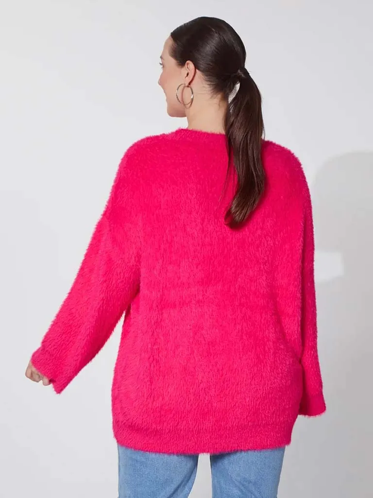 Haven Nord Fluffy Knit - Azalea