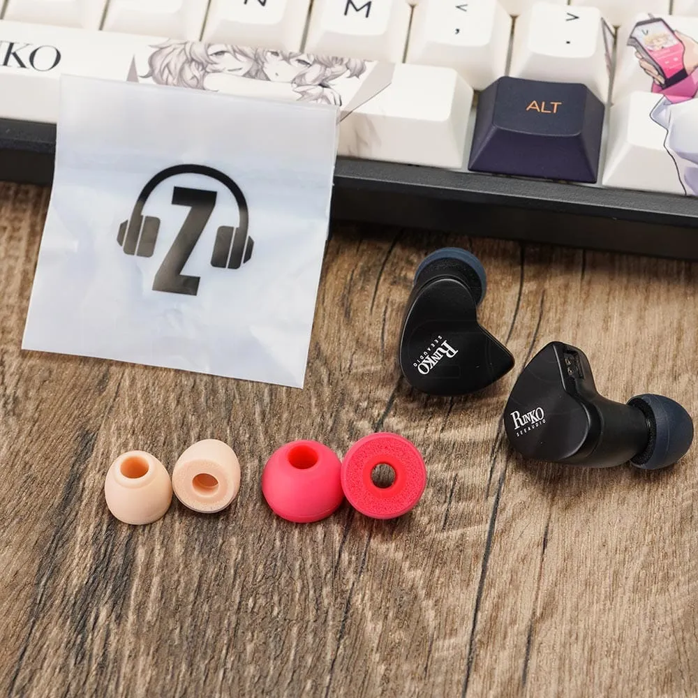 HiFiGo x ZEOS Render Silicone Memory Foam Eartips