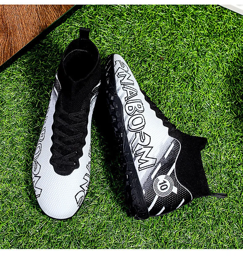 High-Top Soccer Cleats for Boys, Quality Training