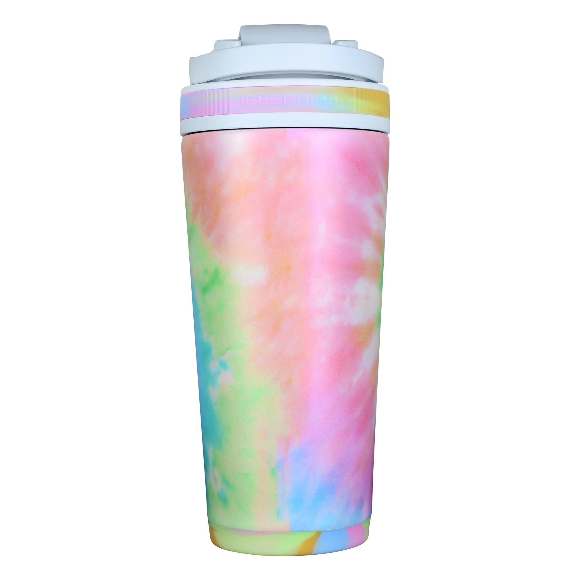 Ice Shaker 4D Series 26oz Shaker Bottle - Cotton Candy Tie Dye