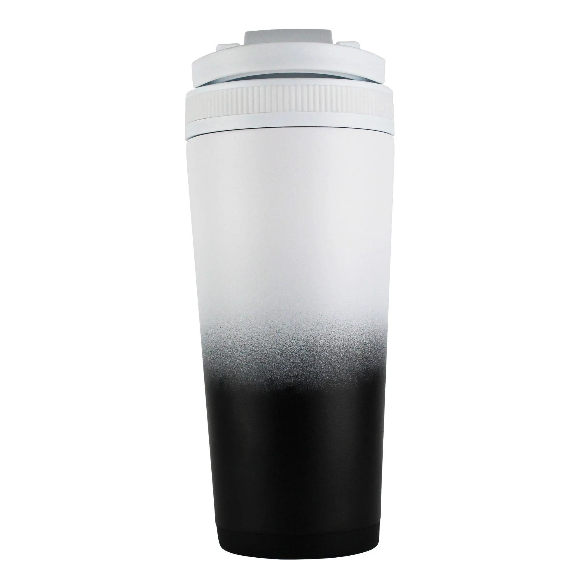 Ice Shaker Ombre Series 26oz Shaker Bottle - Black White Ombre