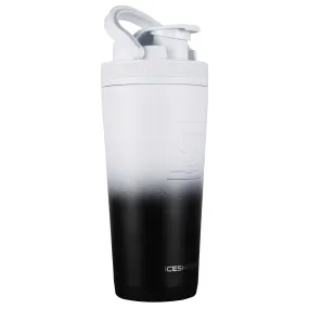 Ice Shaker Ombre Series 26oz Shaker Bottle - Black White Ombre