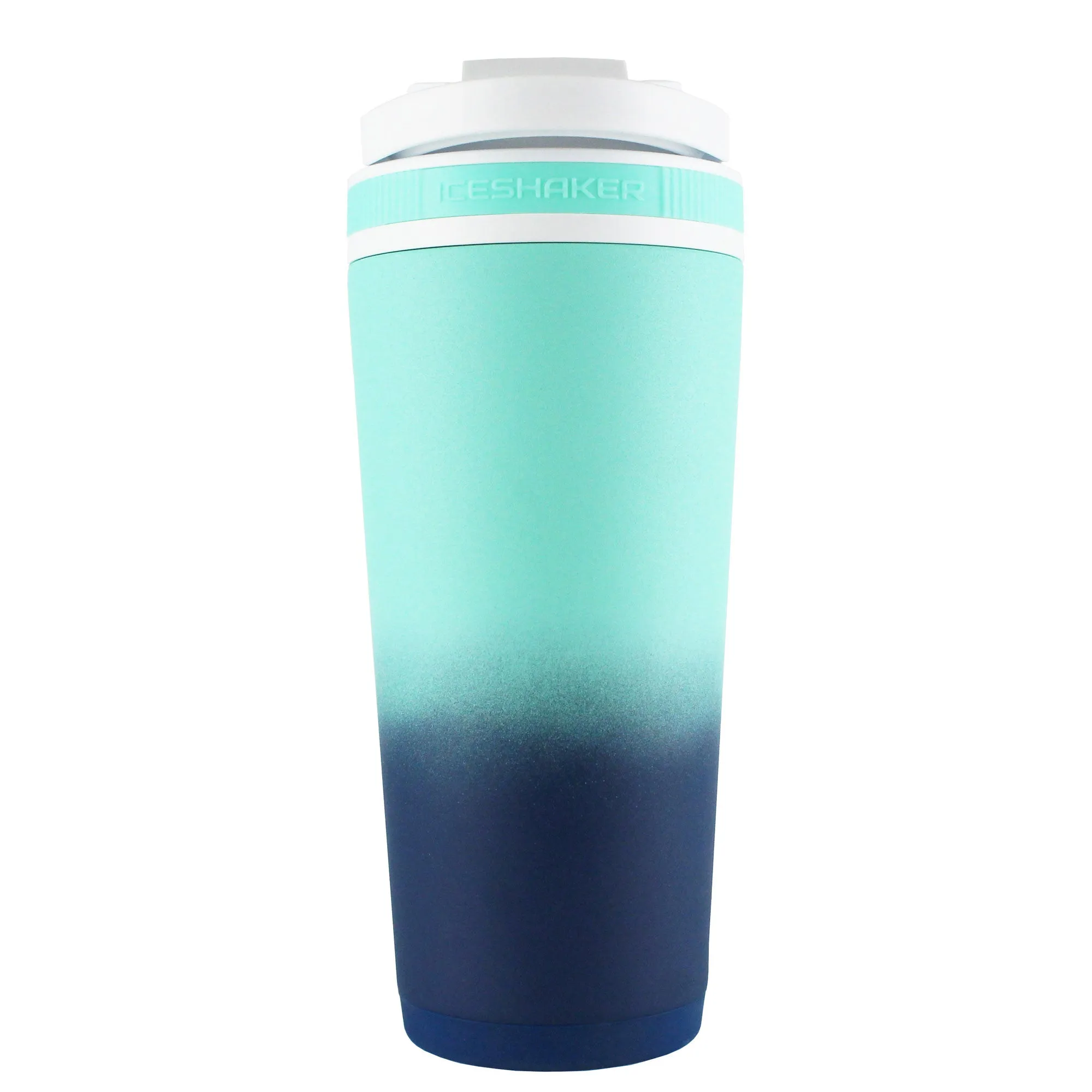 Ice Shaker Ombre Series 26oz Shaker Bottle - Navy Mint Ombre