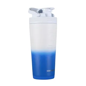 Ice Shaker Ombre Series 26oz Shaker Bottle - Royal White Ombre