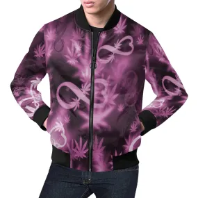 INFINITY PURPLE COSMOS  Bomber Jacket for Men