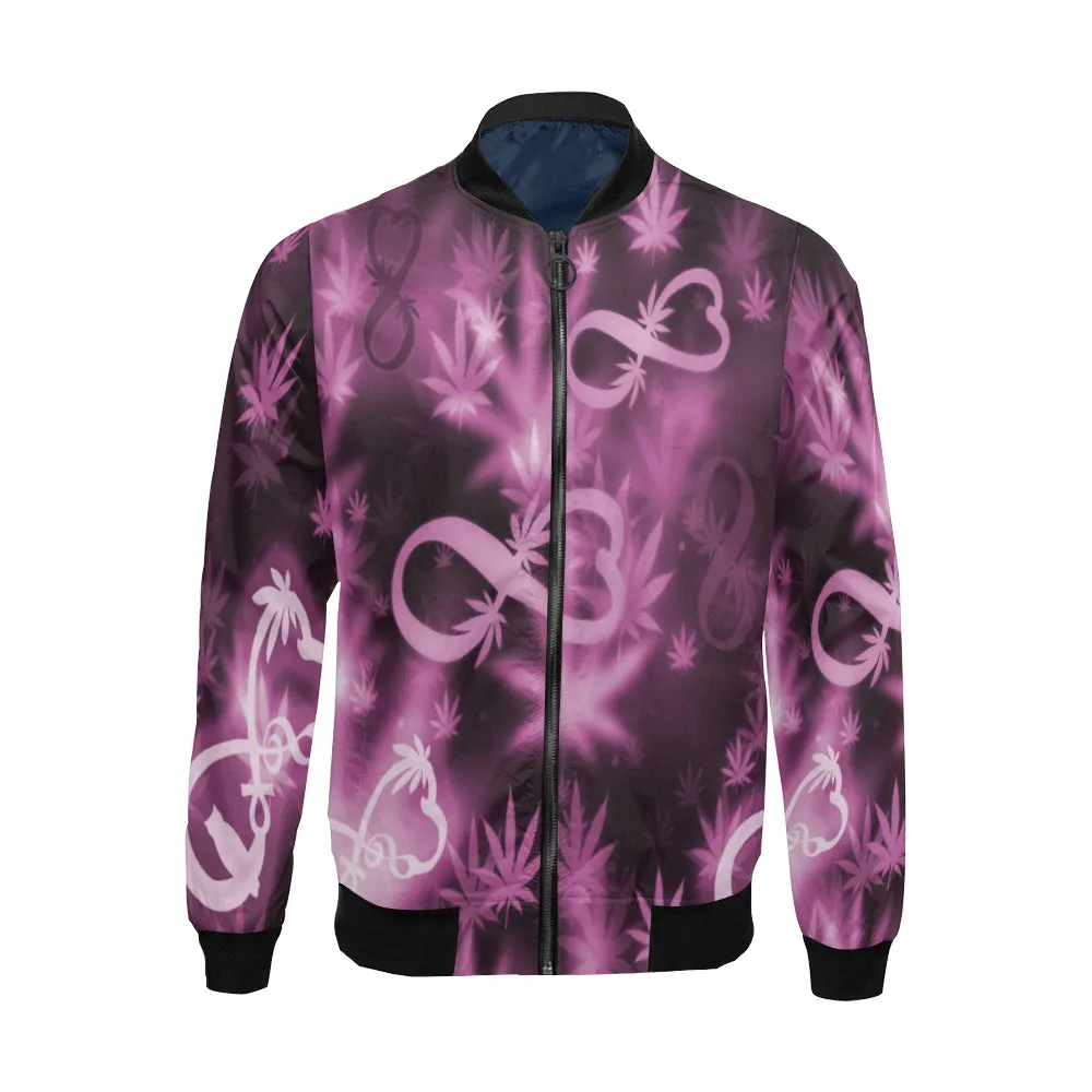 INFINITY PURPLE COSMOS  Bomber Jacket for Men