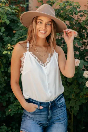 Lace Bonbon Bodysuit in White