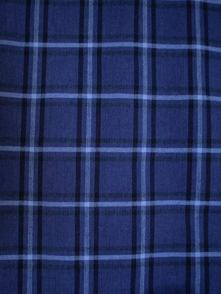 Laci Skirt - Indigo Plaid