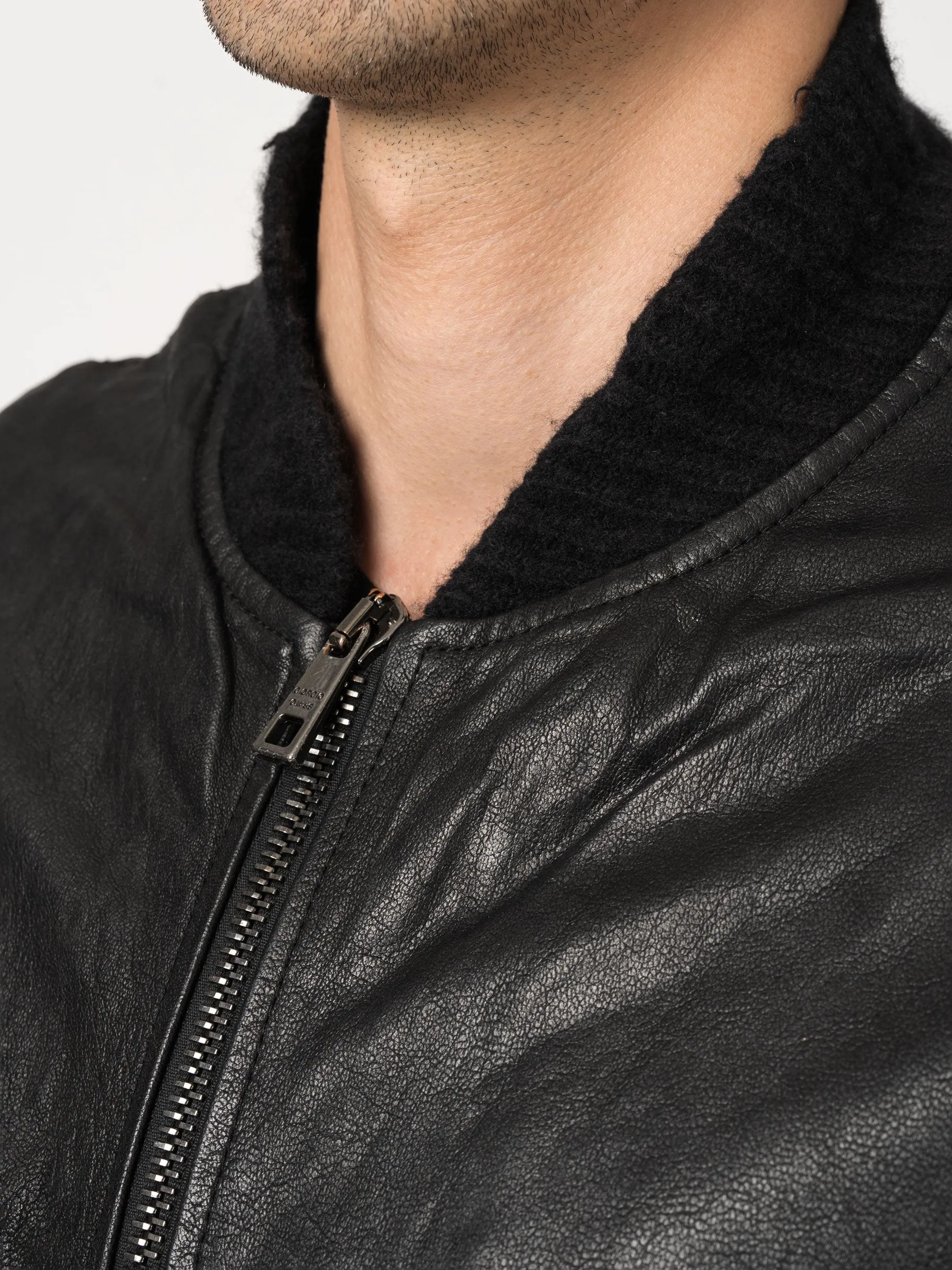 Leather Bomber