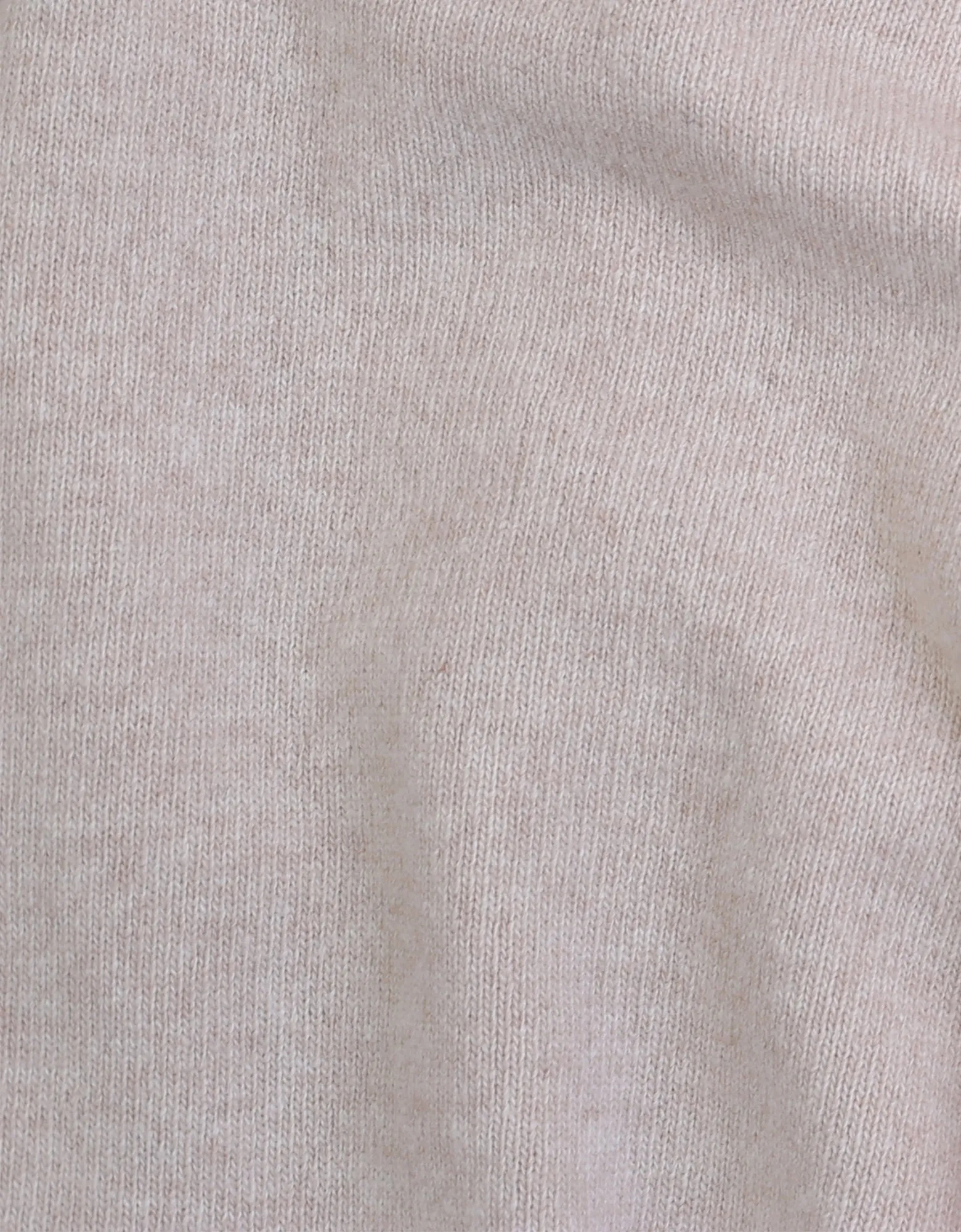 Light Merino Wool Crew - Ivory White