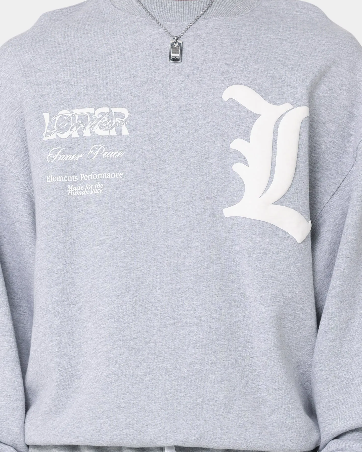 Loiter Art Studio Crewneck Grey