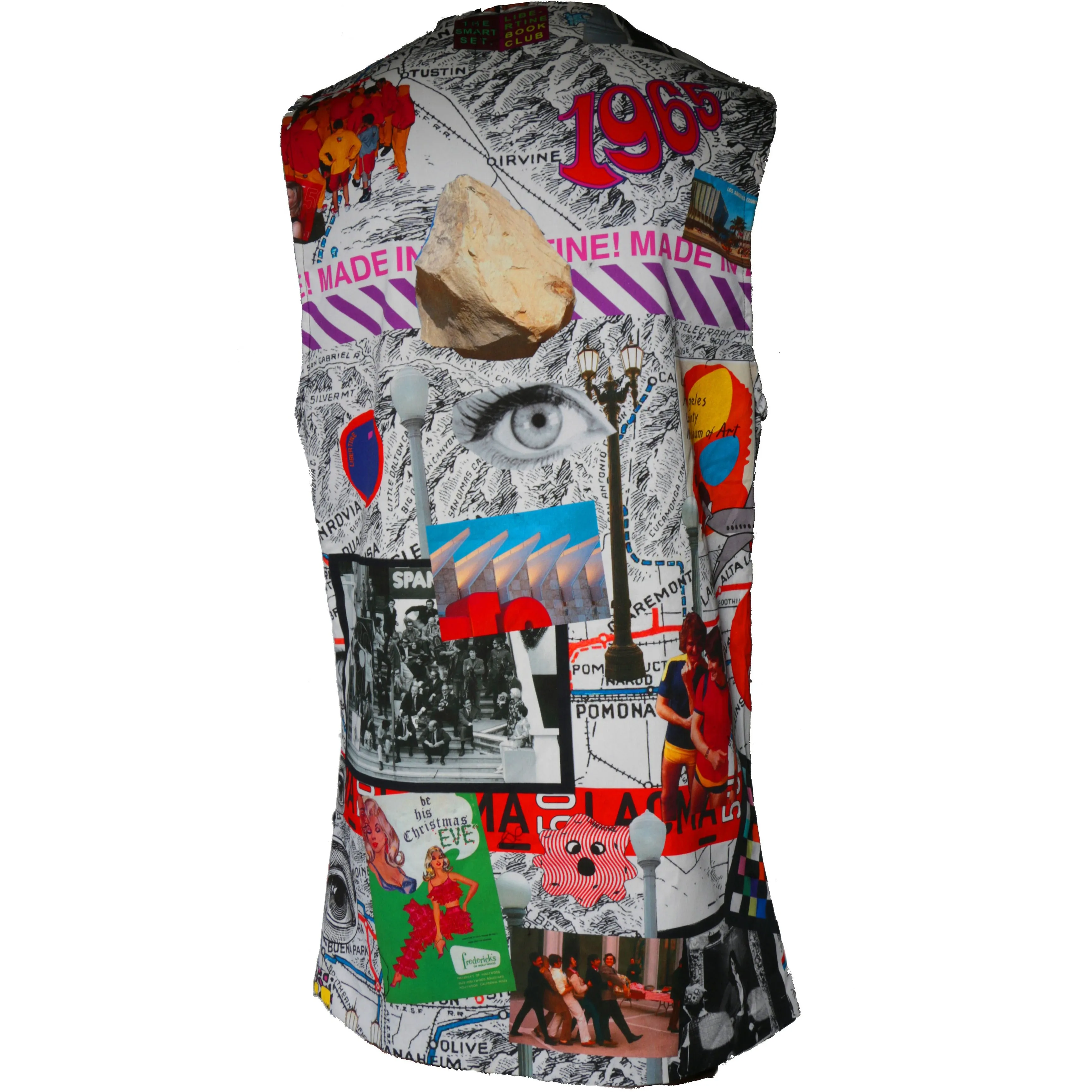 Long sleeveless Libertine printed Jacket