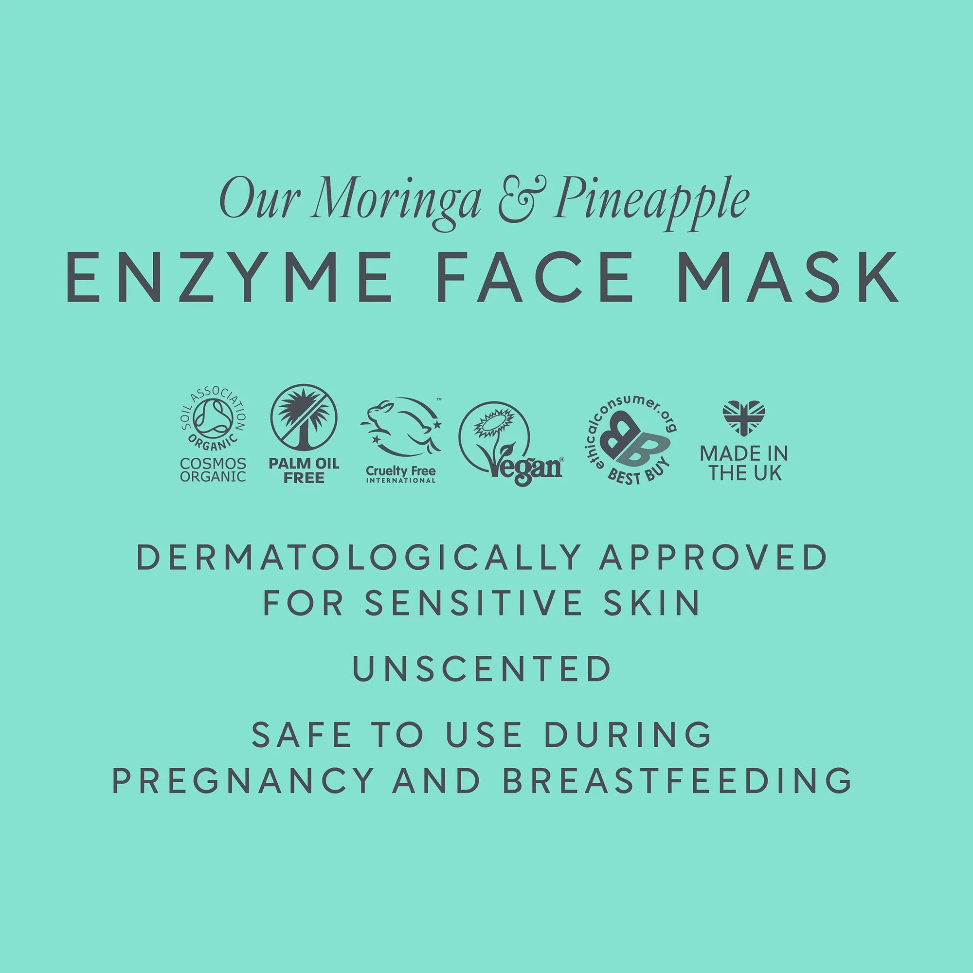 Lucy Bee Organic Moringa and Pineapple Enzyme Face Mask 60ml