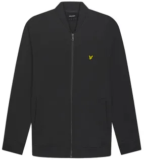 Lyle and Scott Mens Loopback Jersey Bomber Gunmetal