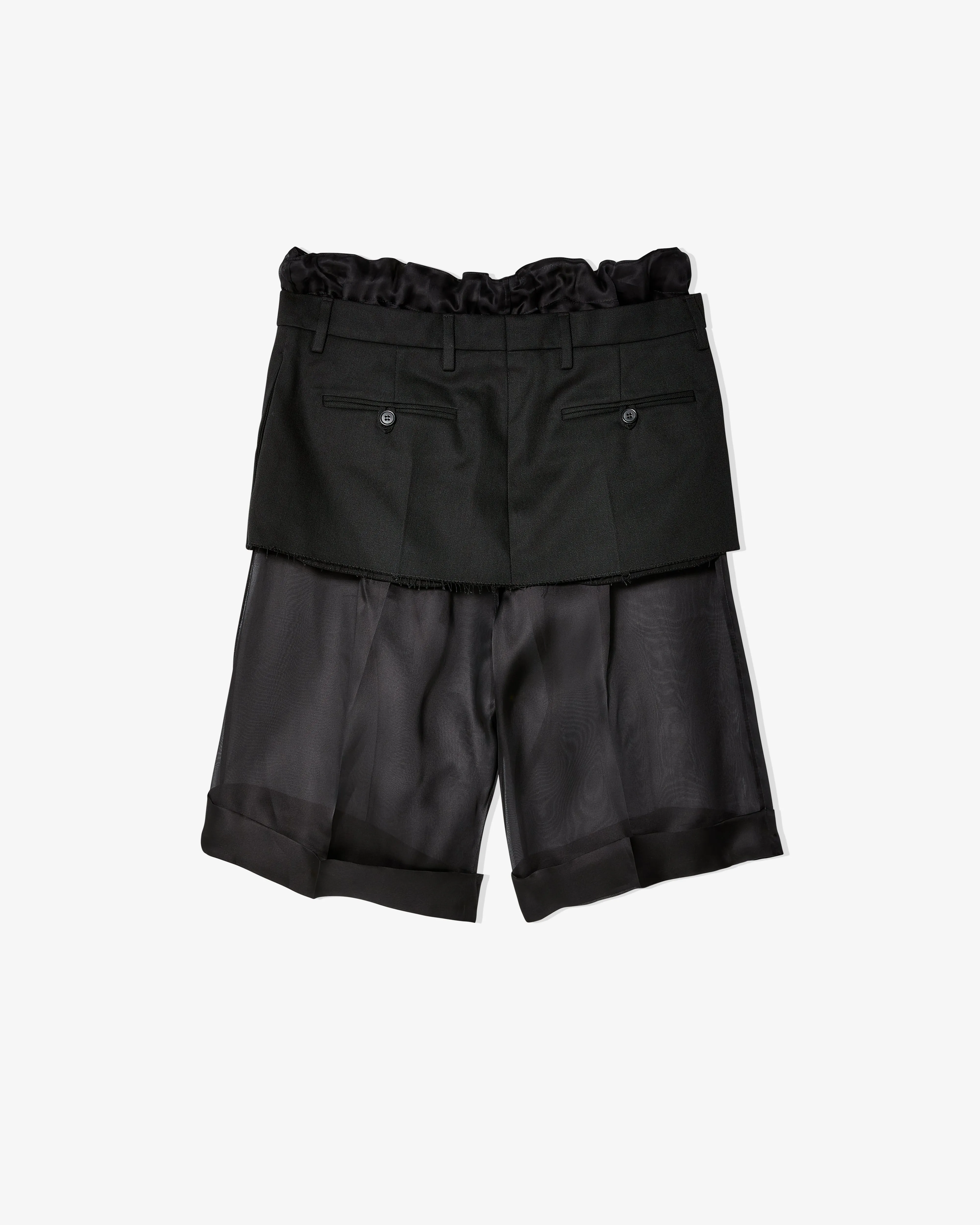 Maison Margiela - Women's Layered Skirt Shorts - (Black)