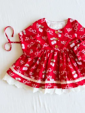 Margo Dress - Sweet Strawberry Glaze