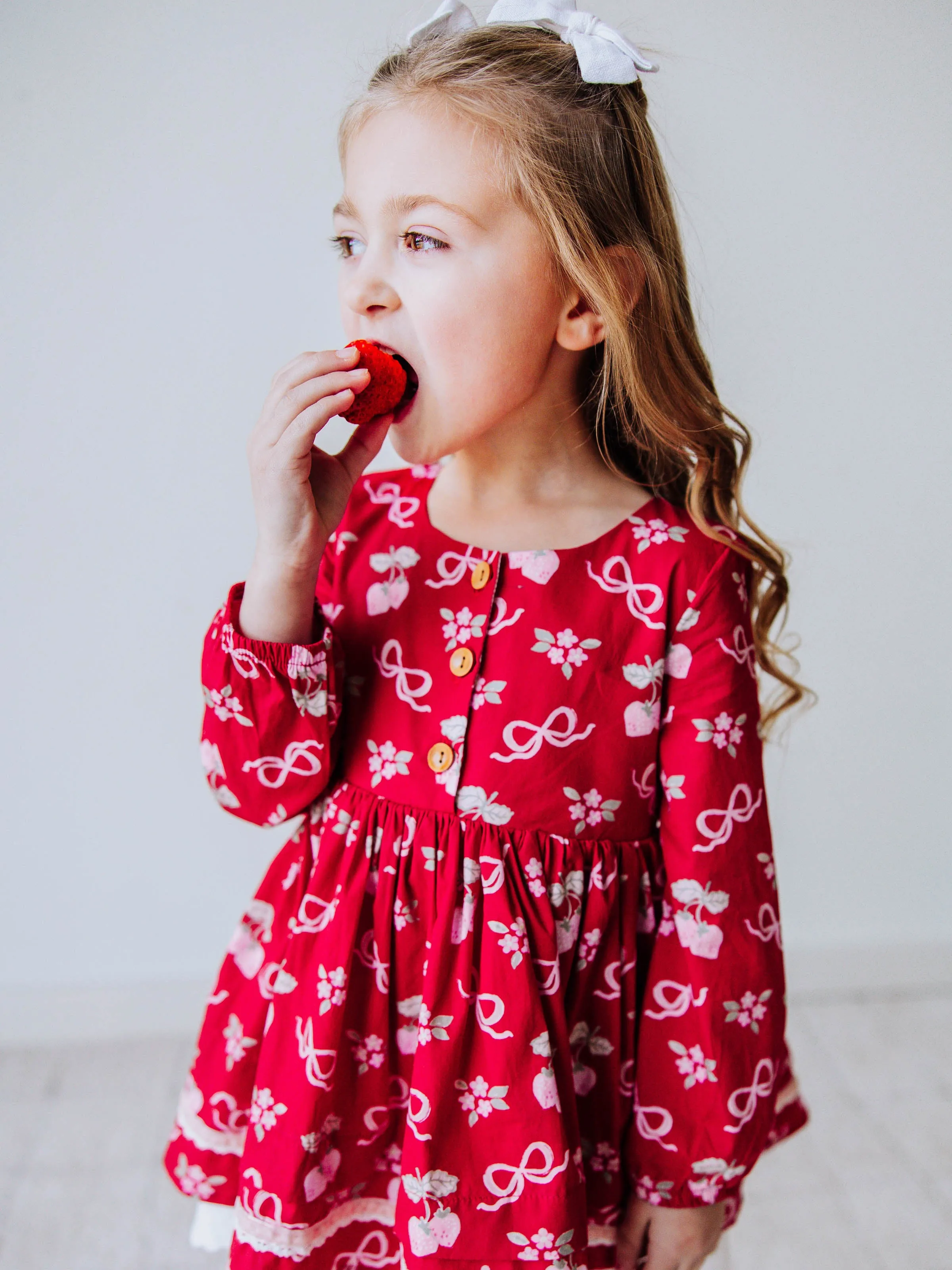 Margo Dress - Sweet Strawberry Glaze