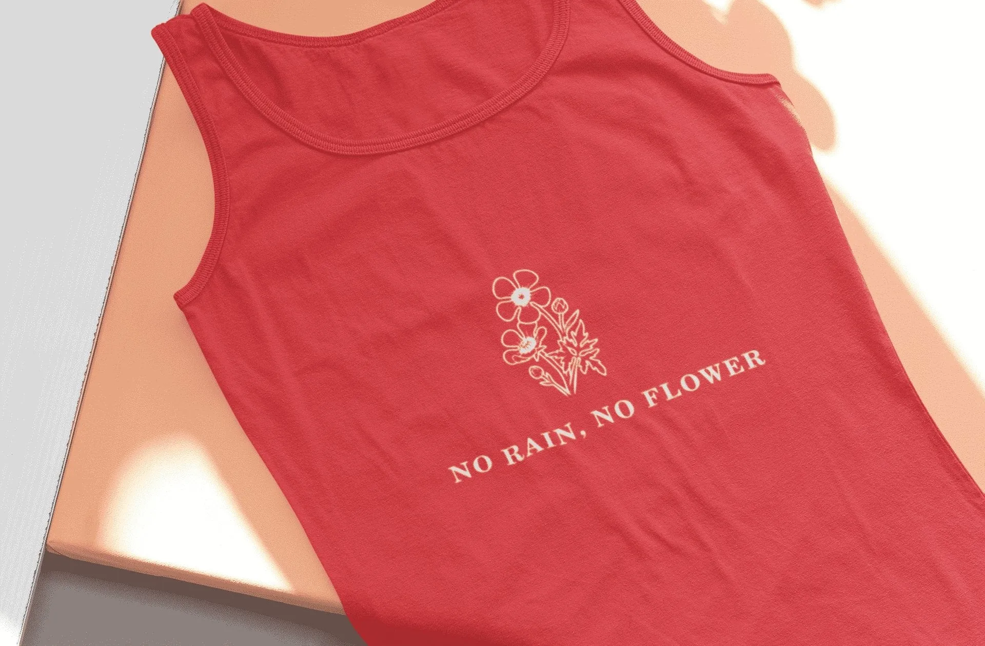 No Rain, No Flower | Inspire Organic Ladies Tank Top