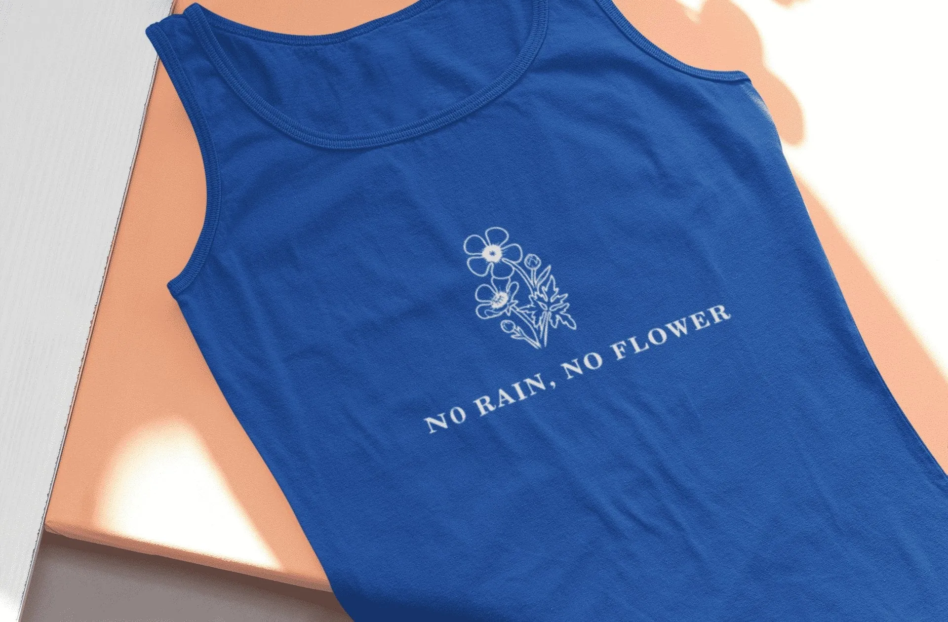 No Rain, No Flower | Inspire Organic Ladies Tank Top