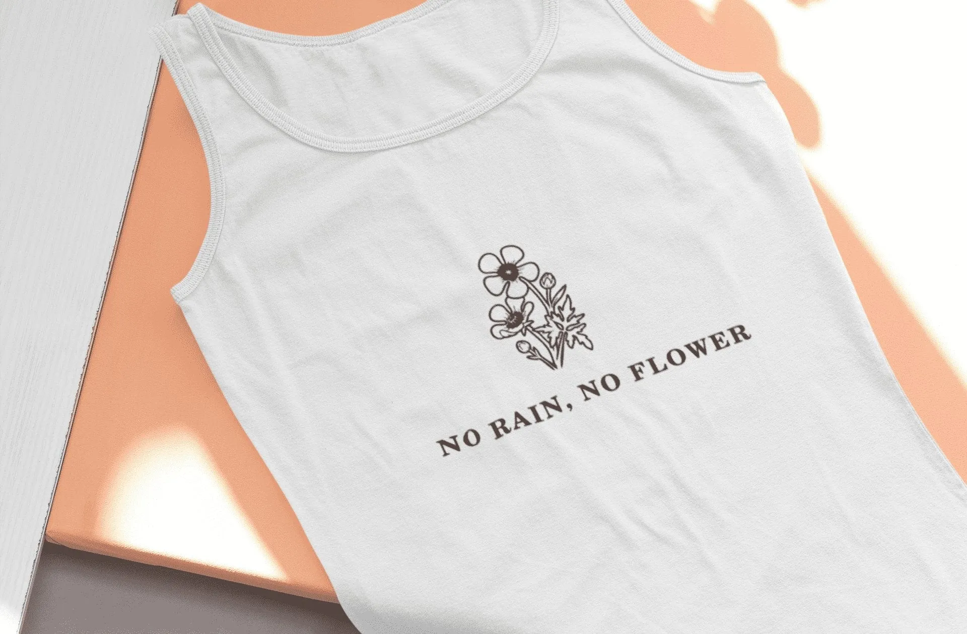 No Rain, No Flower | Inspire Organic Ladies Tank Top