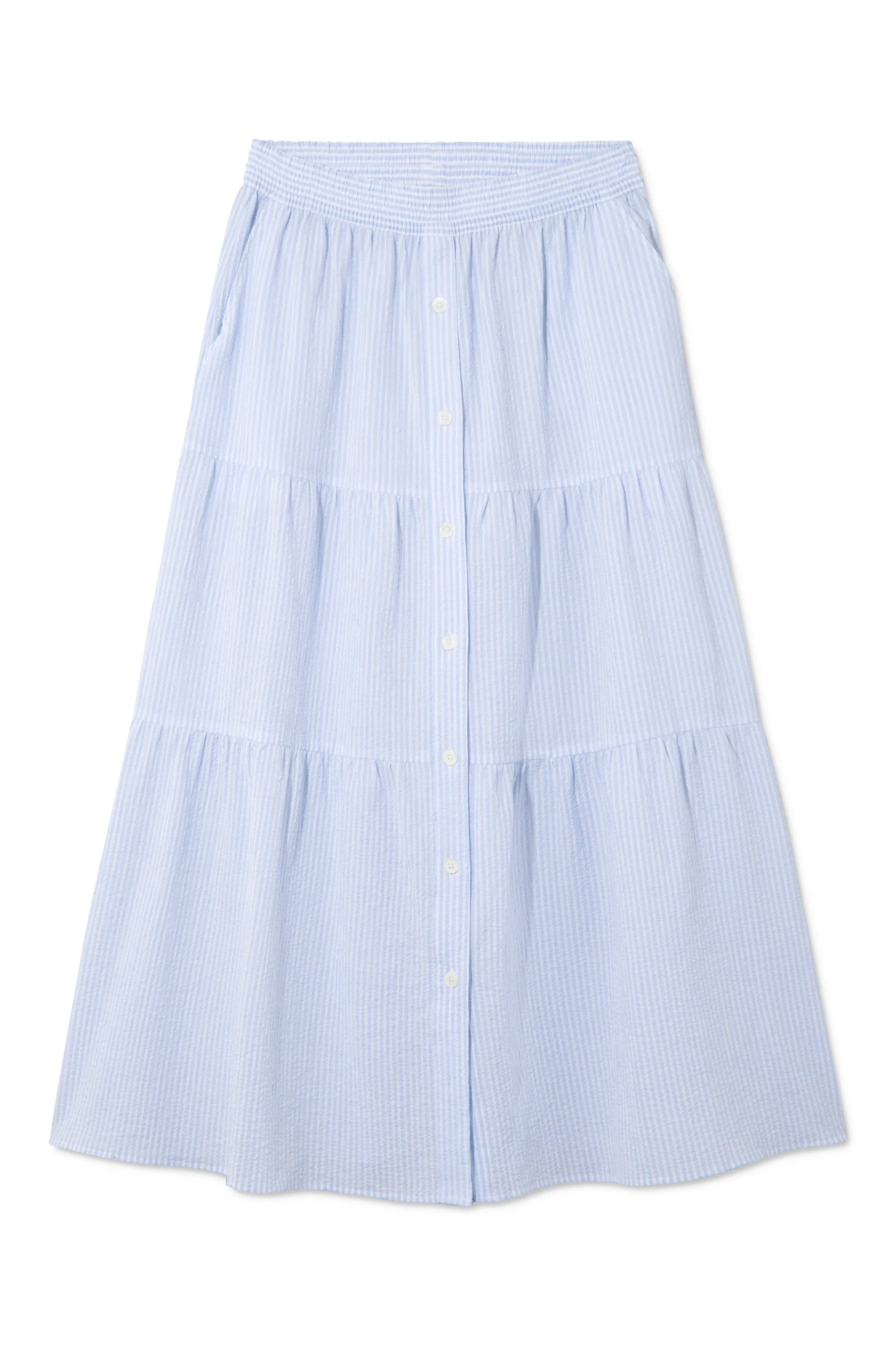 PHI SKIRT LIGHT BLUE/WHITE STRIPE