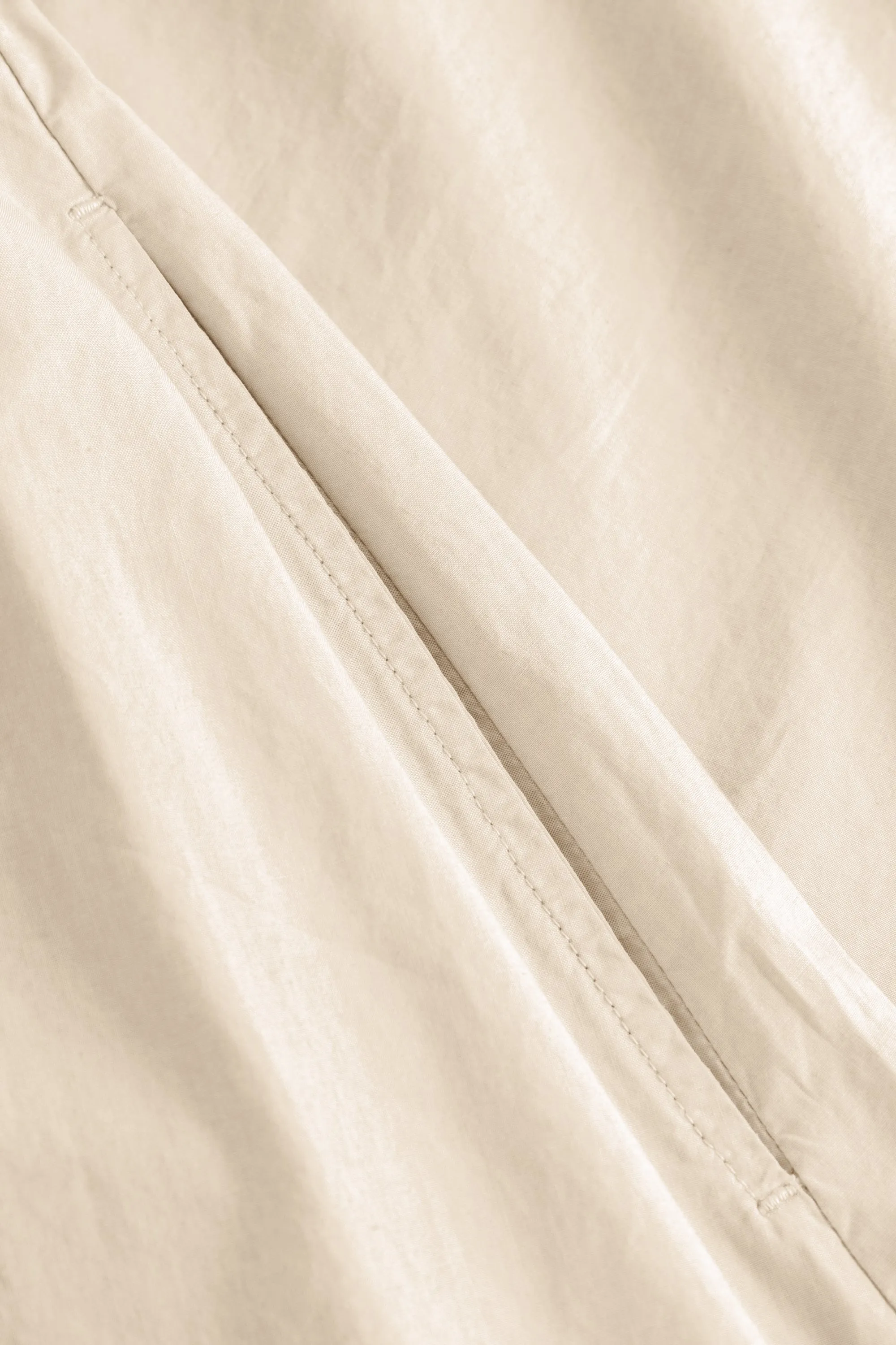 PIPPA GARMENT DYED POPLIN - BEIGE