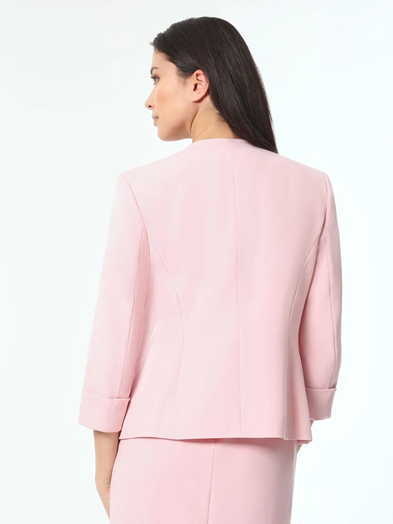 Plus Elle Jacket, Iconic Stretch Crepe