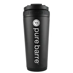 Pure Barre 26oz Ice Shaker - Black