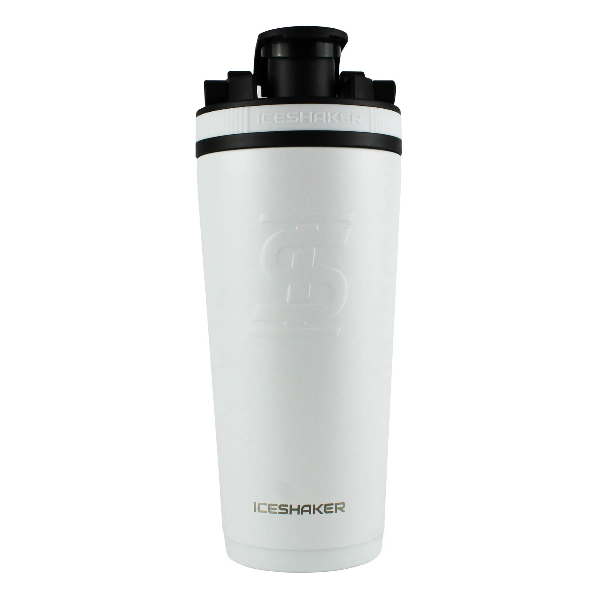 Pure Barre 26oz Ice Shaker - White