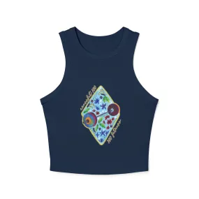 "Gabi's Edition" Women's Micro Rib Racer Tank Top - CF100