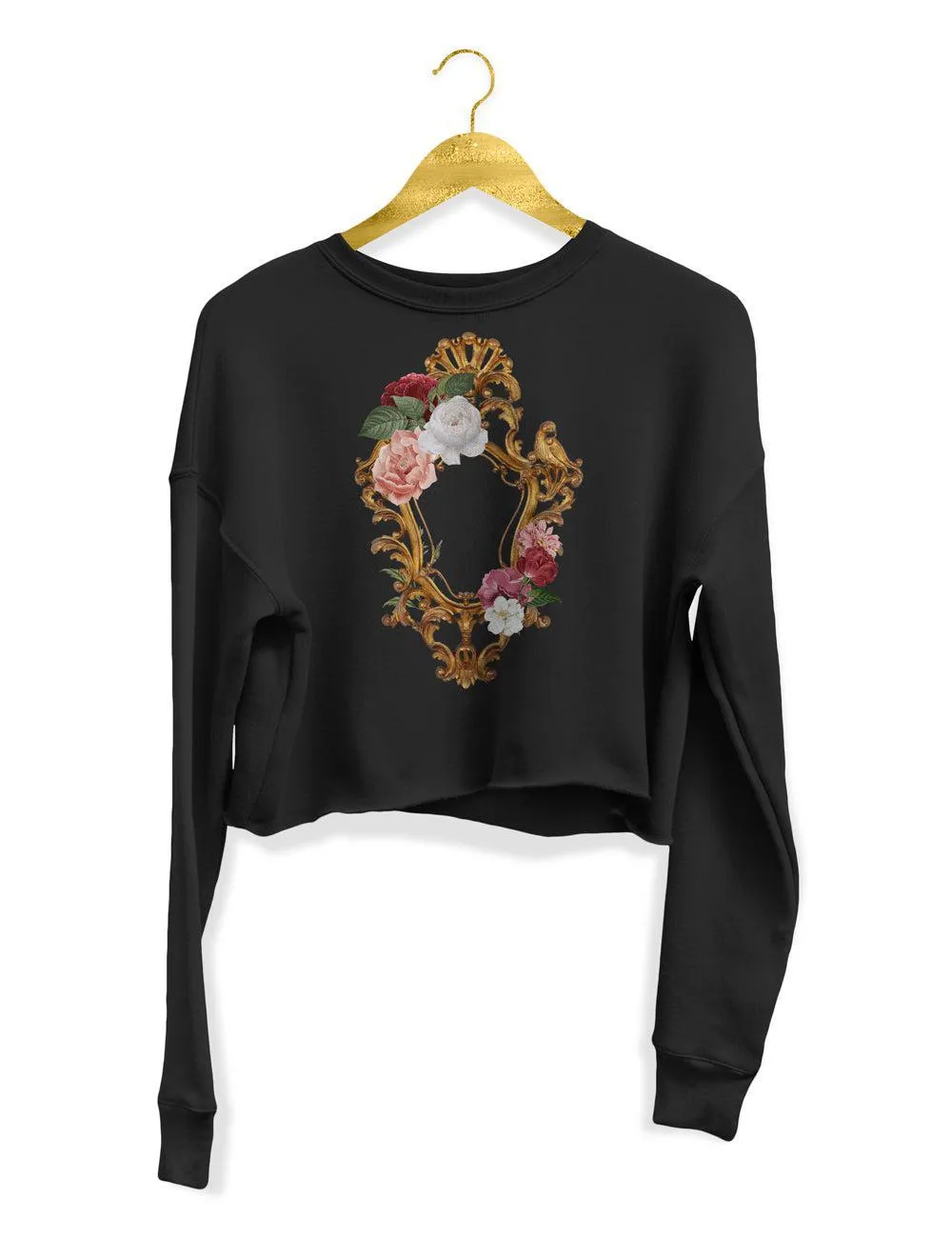 "Royal Garden" Cropped Sweatshirt