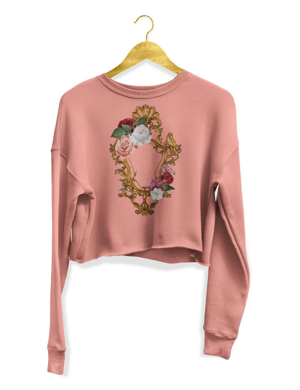 "Royal Garden" Cropped Sweatshirt