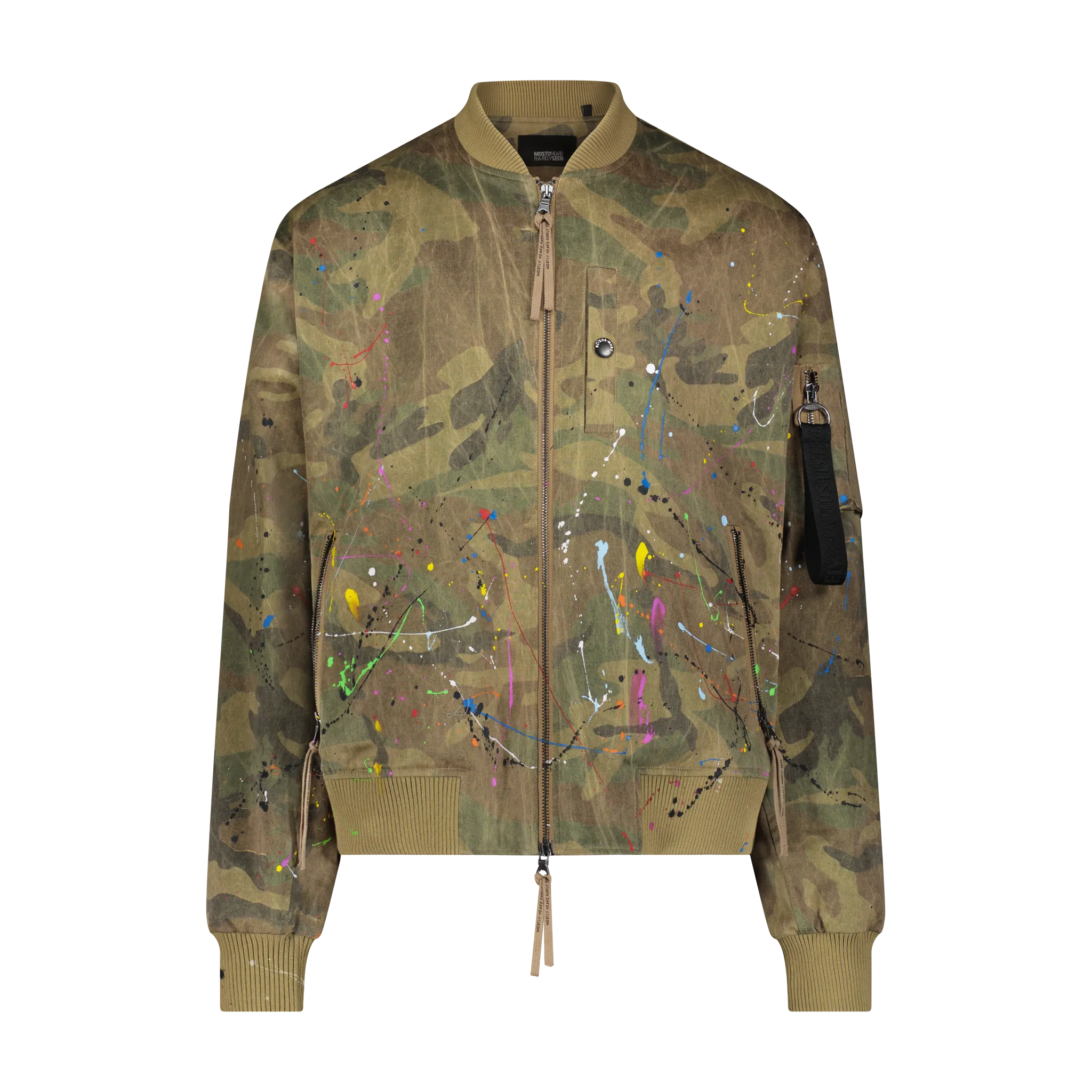 "VINTAGE MA-1 PAINTED" BOMBER