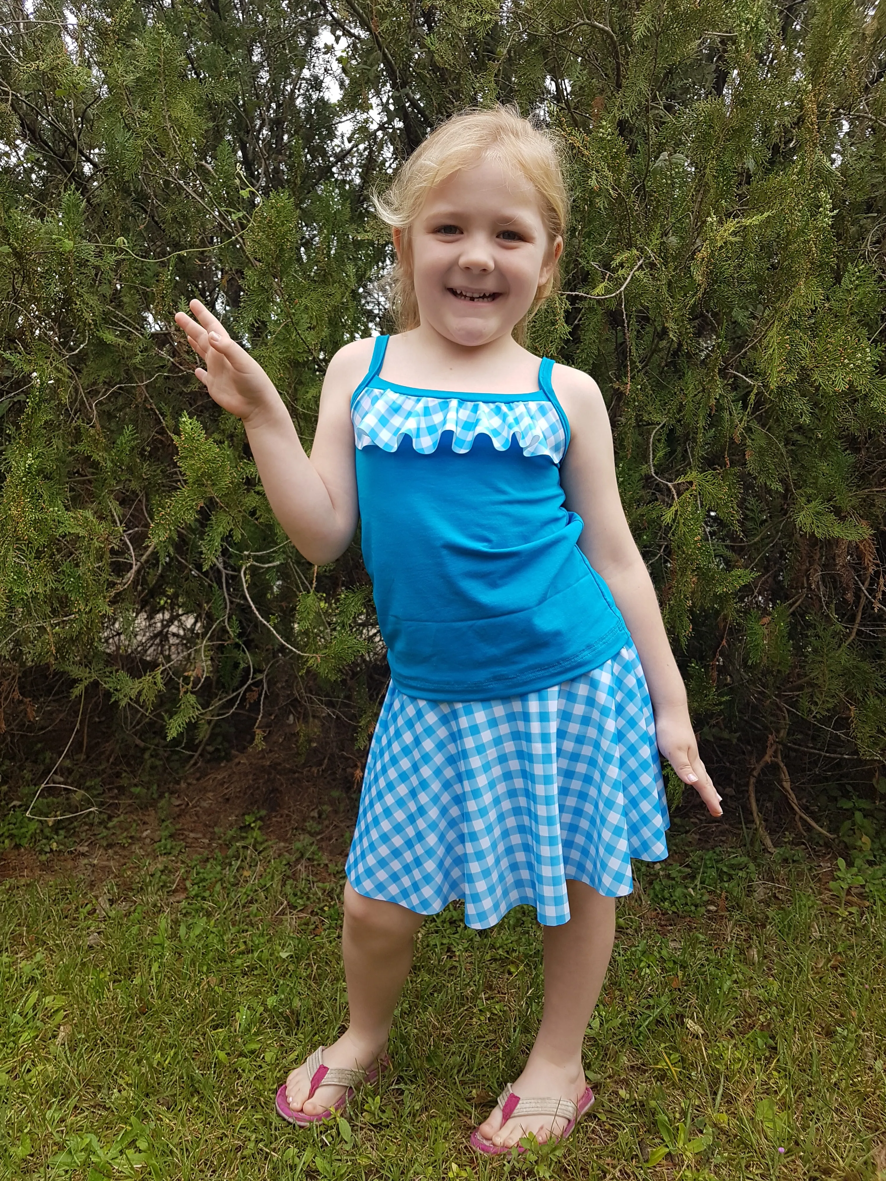 Rally Skirt Youth PDF Sewing Pattern 2-16