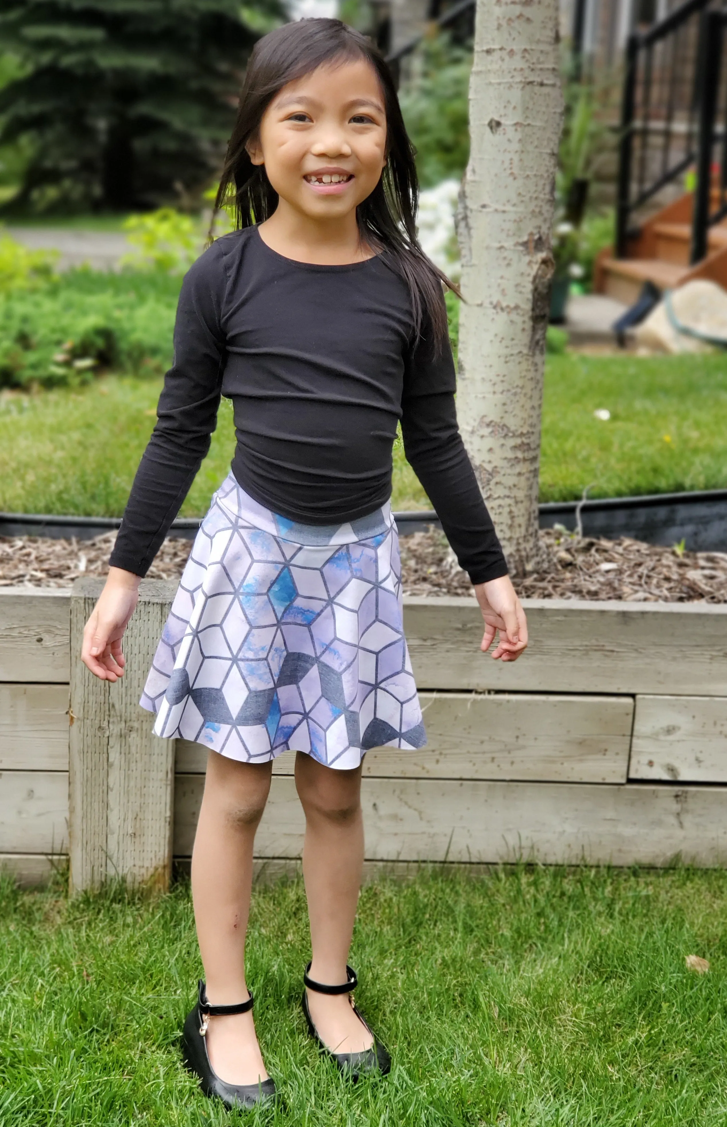 Rally Skirt Youth PDF Sewing Pattern 2-16