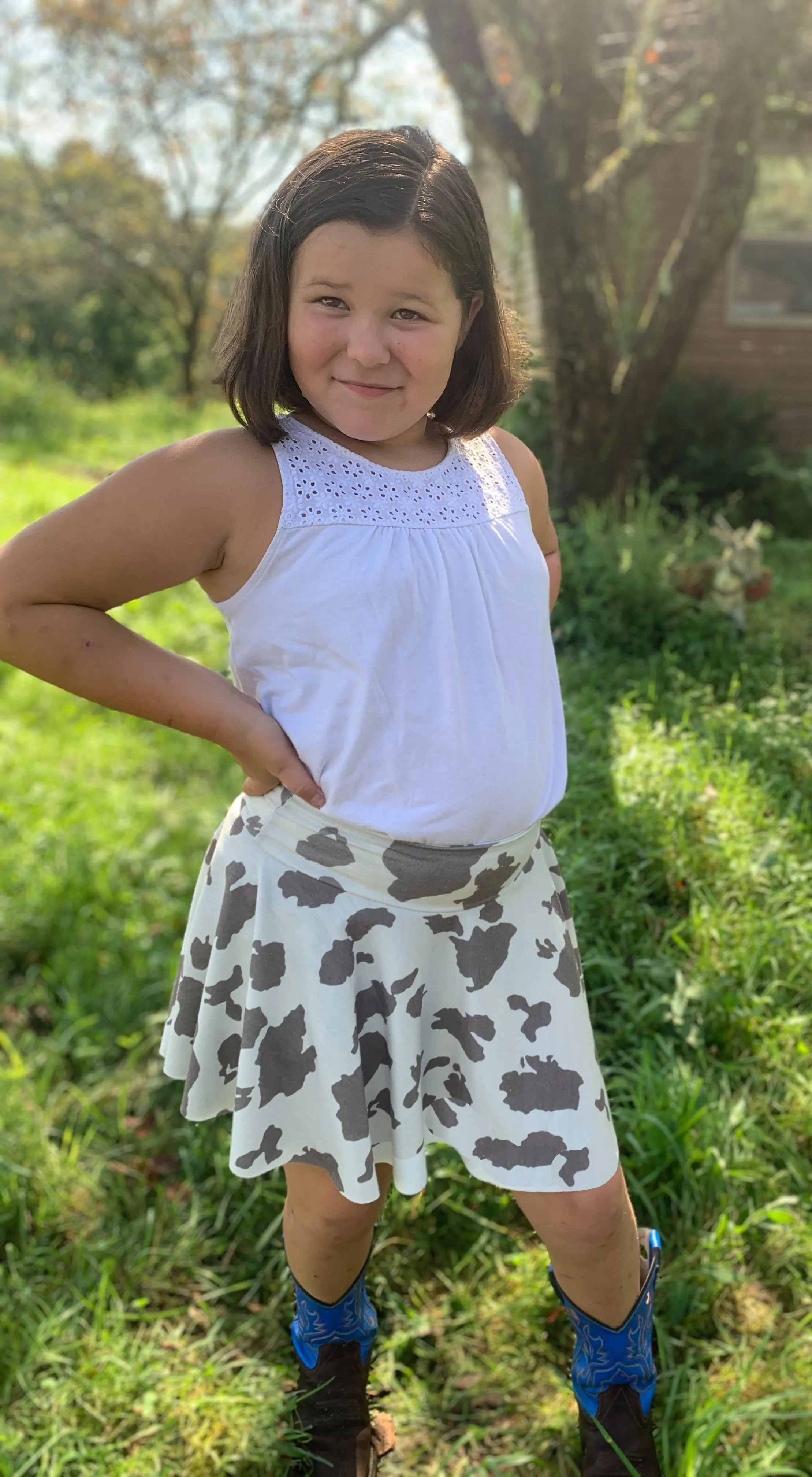 Rally Skirt Youth PDF Sewing Pattern 2-16