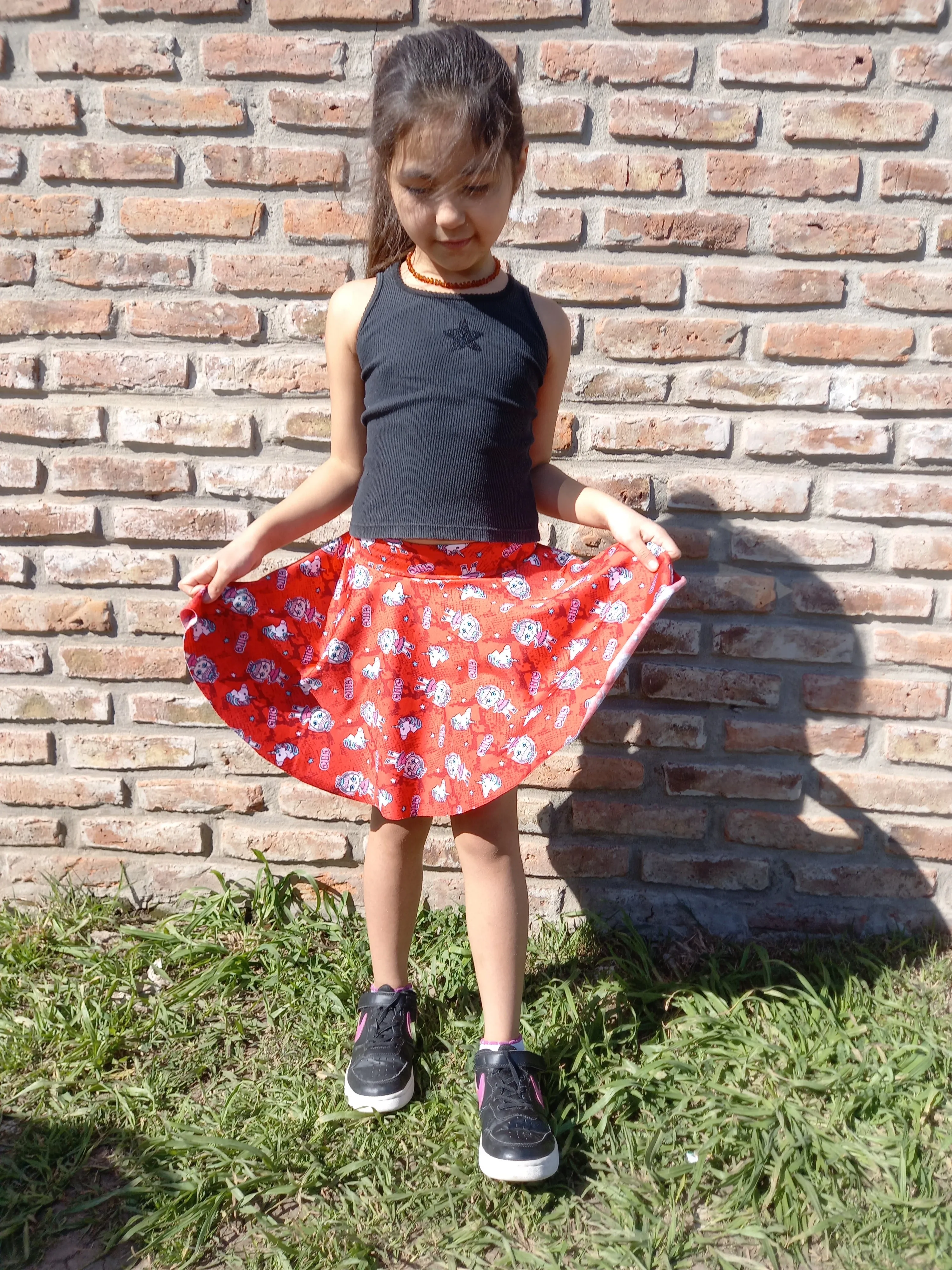 Rally Skirt Youth PDF Sewing Pattern 2-16