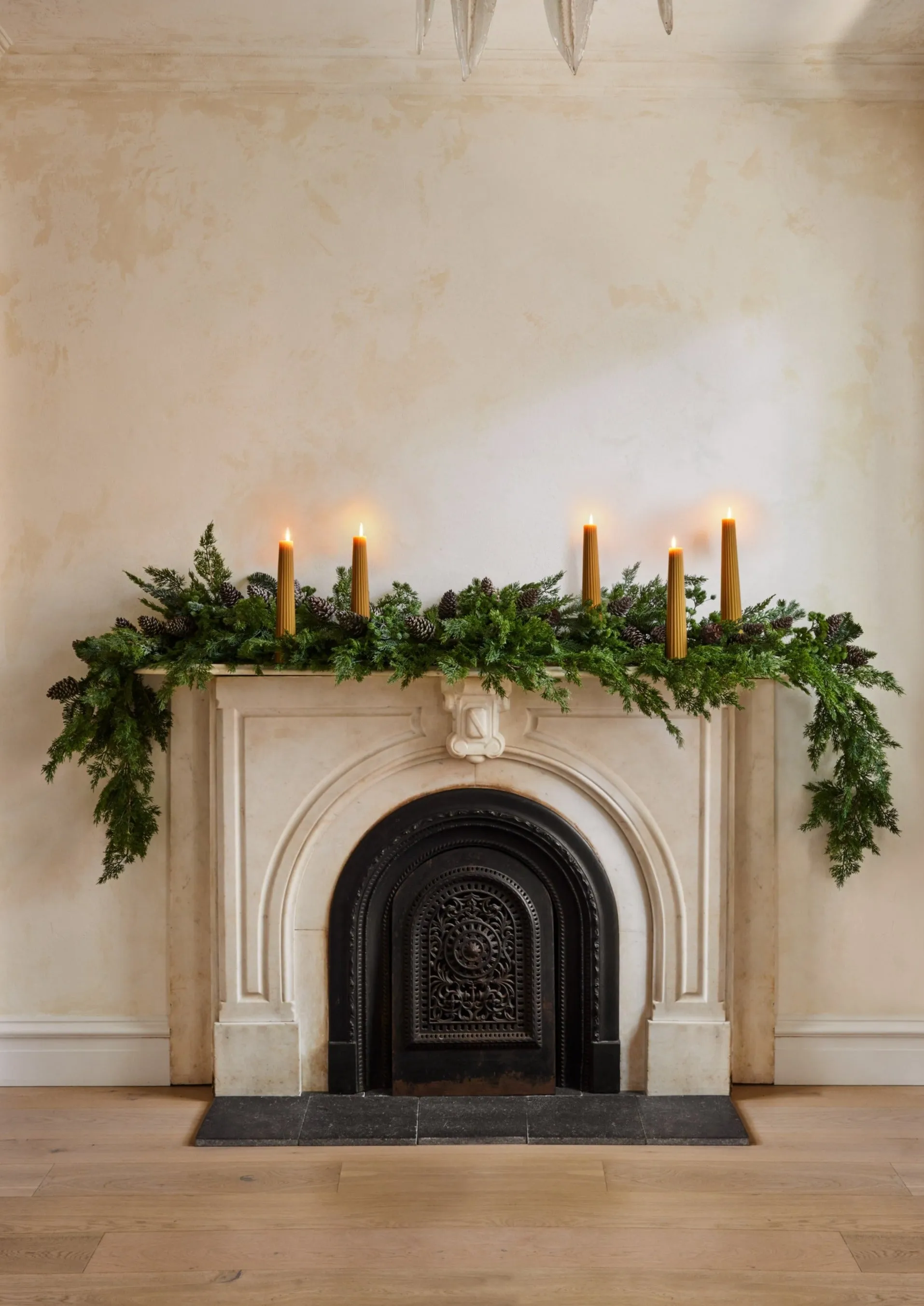 Real Touch Spruce and Pine Cone Garland - 48"