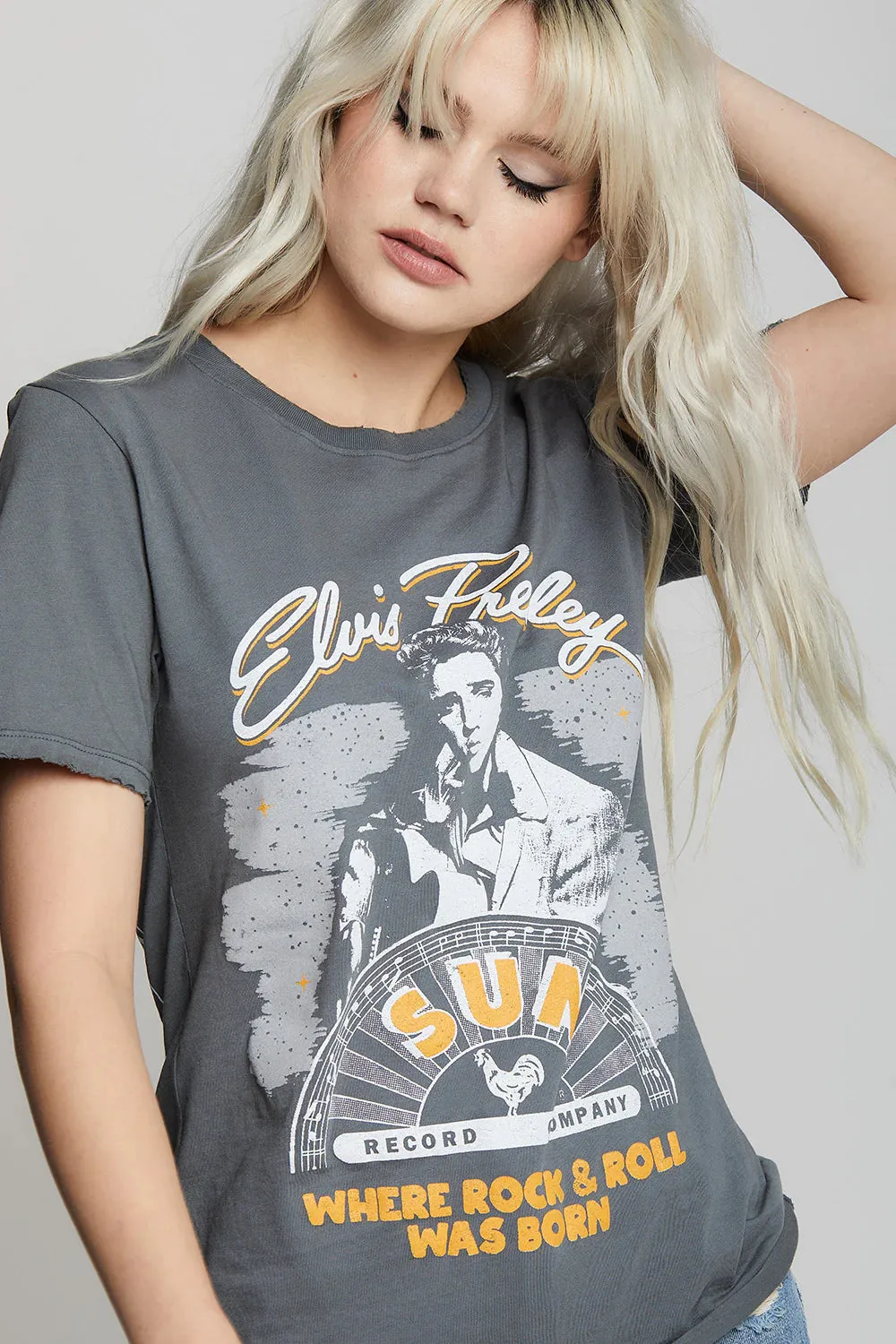 Recycled Karma Sun Records X Elvis Presley Bf Tee