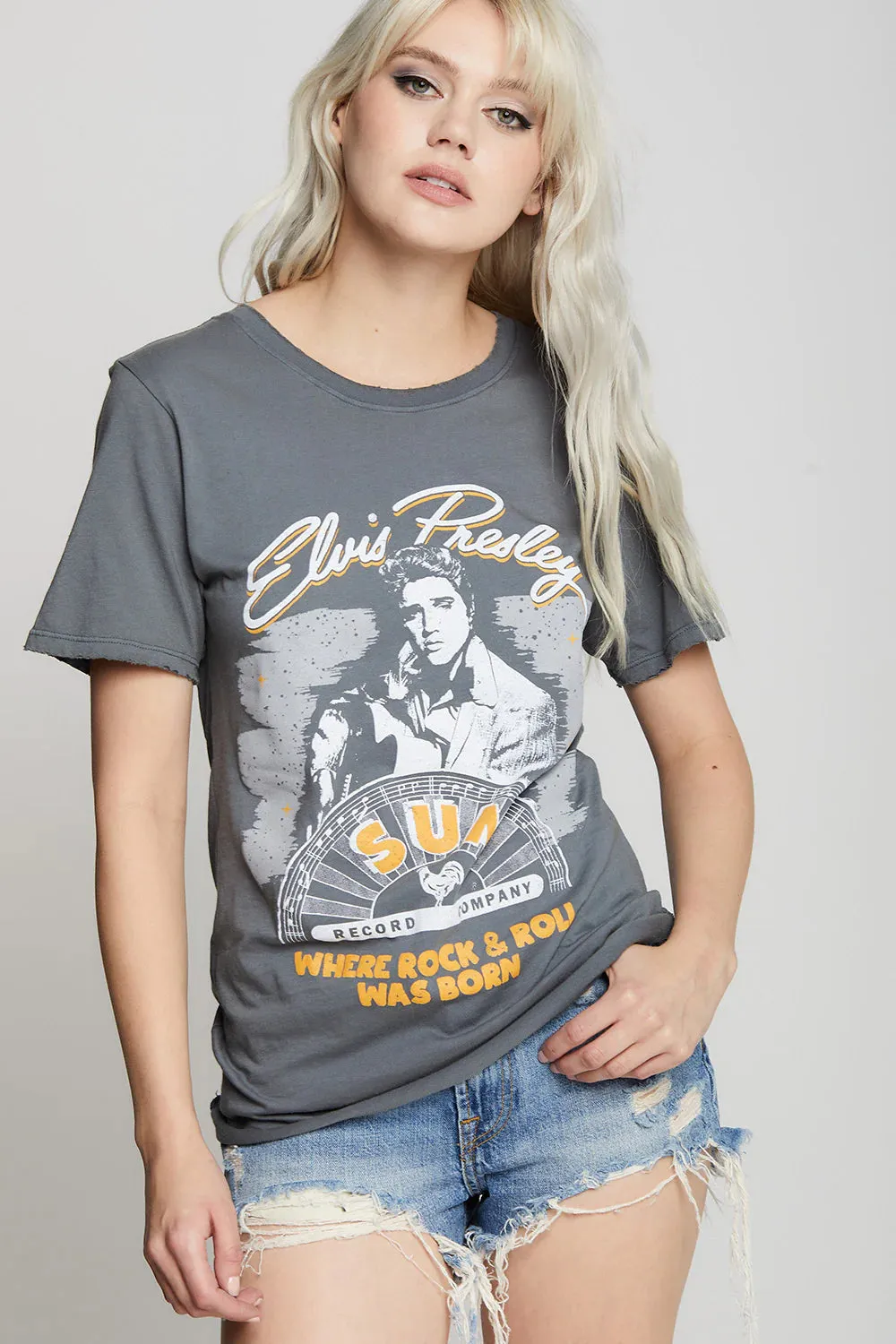 Recycled Karma Sun Records X Elvis Presley Bf Tee