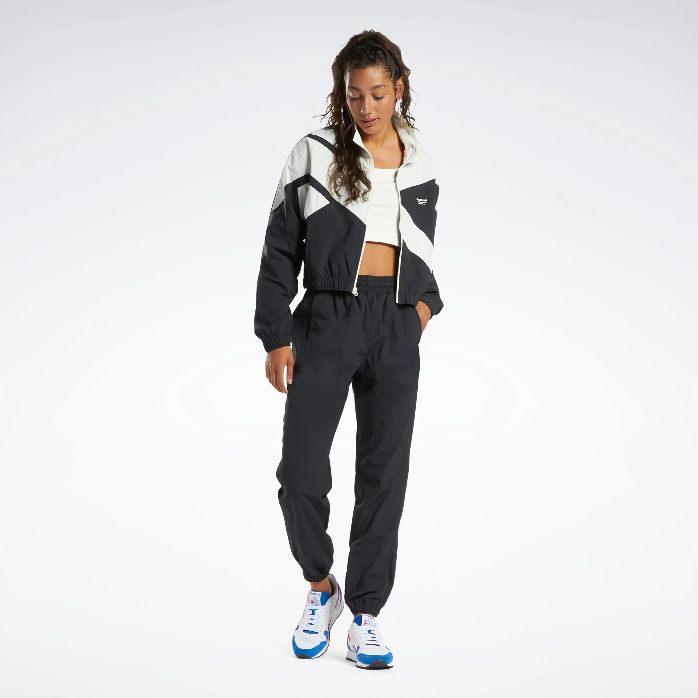 Reebok Apparel Women Classics Franchise Track Top Nghblk